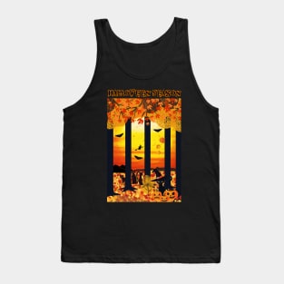 Halloween Season Happy Halloween Tank Top